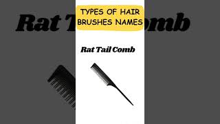 Types of Hair brushes names hairbrush  learn English [upl. by Betsey617]