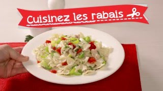 Cuisinez les rabais  recette rapide de pâtes crémeuses au thon [upl. by Arihsat723]