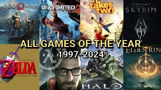 All Games of the year all GOTY games 19972024 [upl. by Ahsiet590]