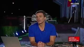 Mircea Badea la masuta injurat in direct de un motociclist la Antena 3  Zavaidoccom [upl. by Adrien232]