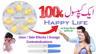 Clingen Forte Capsule  Clingen Capsule Uses In Hindi  Fluconazole  Clingen  Benefits [upl. by Lashond529]