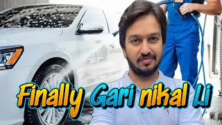 Finally gari nikal li  ur wash bhi kra li 😄 [upl. by Halimaj]