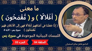 ما معنى  أَغْلَالًا  و  مُّقْمَحُونَ [upl. by Pall]