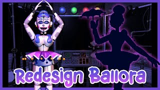 Ballora Re  design Sister location [upl. by Rothwell]