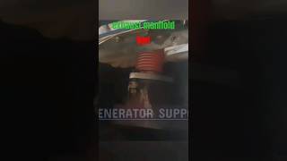 exhaust manifold red problems automobile perkinsgenerator viral shorts [upl. by Lehsreh]