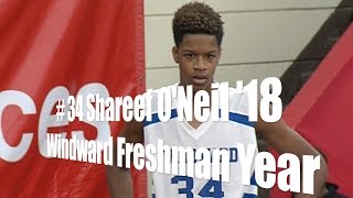 Shareef O’Neal ‘18 Windward Freshman UA Holiday Classic [upl. by Botti]