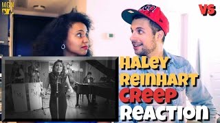 Haley Reinhart sings Creep Vintage VS Reaction [upl. by Halsy]