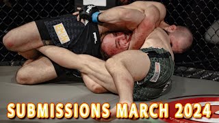 MMA Submissions of March 2024 [upl. by Greg]