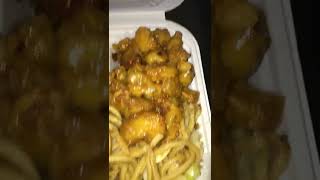 Hunan chicken orange chicken fried rice and chow mein [upl. by Ebby]