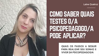 Testes liberados para Psicopedagogia [upl. by Pilar]