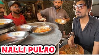 Karachi Food Street Nalli Pulao  Street Food  Bilal Foodie [upl. by Trish]