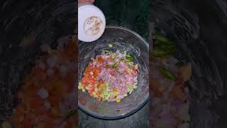 Corn Salad🥗 healthyfoodblogger recipe food foodie instagram youtubeshorts youtube salad [upl. by Frey]