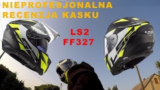 LS2 Challenger FF327  Nieprofesjonalna recenzja kasku  WiercikMotoVlog WMV LS2 [upl. by Kobe]