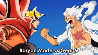 Naruto Baryon Mode VS Luffy Gear 5 Who Will Win Explained [upl. by Trauts]