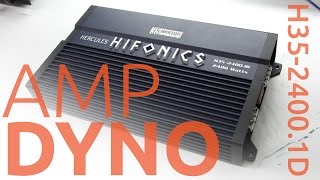 Hifonics H3524001D Amplifier Dyno Test  SMD DAmore AD1 [upl. by Navaj]