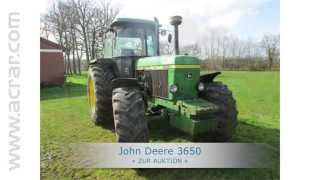 Traktor John Deere 3650  OnlineAuktion auf ACRAR [upl. by Mylan]