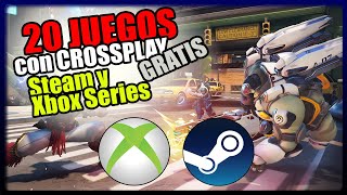 TOP 20 JUEGOS GRATIS con CROSSPLAY entre 🔥XBOX SERIES y PC STEAM🔥 para jugar este 2024 [upl. by Arahd423]