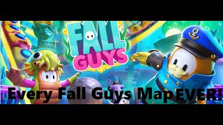 Every Fall Guys Map Ever S1 to SS3 [upl. by Wilburt]