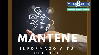 Informa vencimientos de impuestos [upl. by Eiramnaej]