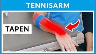 Tennisellenbogen  Tennisarm KinesioTape  Übungen Teil 2 [upl. by Johst]