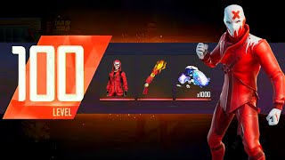 FIRE LEVEL 100 🔥😱 GET NEW BUNDLE ✔️ NEW SHOTGUN SKIN ✔️ DIAMOND 💎 FREE FIRE [upl. by Nesila796]