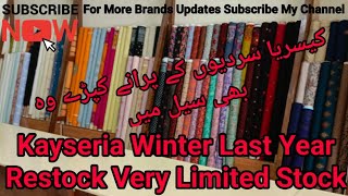 Kayseria Last Year Winter Collection Restock  Kayseria Winter 2022 Collection Sale 50 Off [upl. by Michael890]