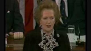 Margaret Thatcher Speech to Congress Part 3 [upl. by Ihab566]