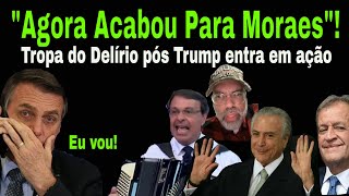 MORAES AMEAÇADO ALGO GRAVE OCORRE COM OS EXTREMISTAS DE BOLSONARO GONET PARLAMENTARES NA PRESSÃO [upl. by Aisinut875]