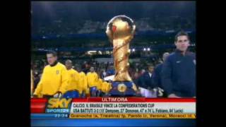 BRASILE USA 3 2 CONFEDERATIONS CUP 2009 FINAL BRASIL WINNER [upl. by Aklim]