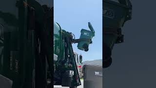 106165 on yardwaste 🌴 waste management trashtruck garbagetruck amrep autocaracx [upl. by Hadik]