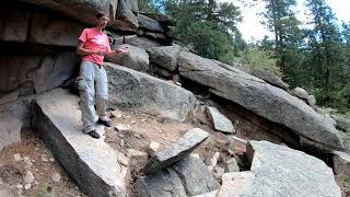 Batholith of the Silver Plume Granite in Big Thompson Canyon and Rocky Mt National Park Colorado [upl. by Rasia]