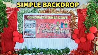 Backdrop Decoration Ideas  Stage Decoration Ideas [upl. by Pomfrey]