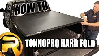 How to Install TonnoPro Hard Fold Tonneau Cover [upl. by Alleuqram]