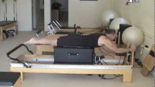 Pilates Exercise  Pull Ups Prone on Reformer [upl. by Hsu]