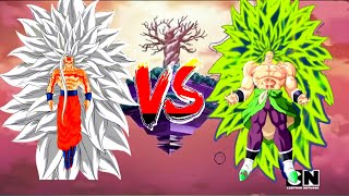 Who is strongest Goku vs Broly All forms to infinity dragonballz dbs [upl. by Diena599]