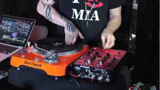 DJ TECH PROMIAMI ON THE TURNTABLES World Widemov [upl. by Idnil]