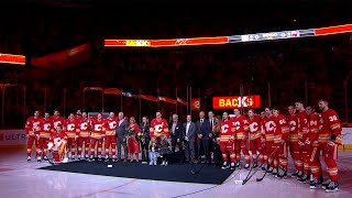 Backlund presented with the Silver Stick [upl. by Anaahs]