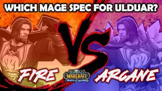 Ulduar Mage Spec Guide DPS Amounts For Each Spec in P1 BIS amp P2 BIS gear [upl. by Annoirb]