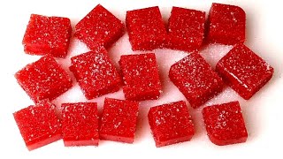 No Gelatin‼️No Agar Agar‼️ Fruit Jelly CandyOnly 3 ingredients CandyJujubes Recipe [upl. by Eldwin]