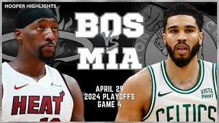 Boston Celtics vs Miami Heat Full Game 4 Highlights  Apr 29  2024 NBA Playoffs [upl. by Revkah]