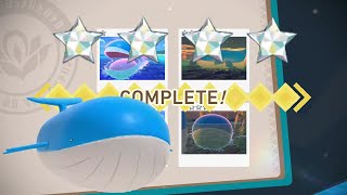 How To Get 1 To 4 DIAMOND STARS For Wailord New Pokemon Snap [upl. by Dougald]