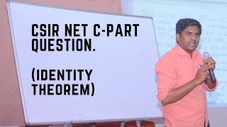 complex analysis video lectures Identity Theorem Important question [upl. by Tonkin]