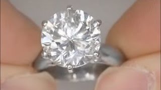 HUGE 526 Carat GIA Certified Tiffany Diamond Engagement Ring set in Platinum  RARE OPPORTUNITY [upl. by Lodge]