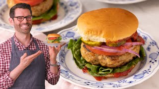 Juicy Turkey Burger Recipe [upl. by Millard]