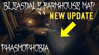 A Tour of the New Bleasdale Farmhouse Map in PHASMOPHOBIA [upl. by Esinyt]