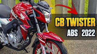 CB 250 Twister 2022 Vermelha ABS  Avaliação Completa  Painel Ficha Técnica e mais [upl. by Akihsat]