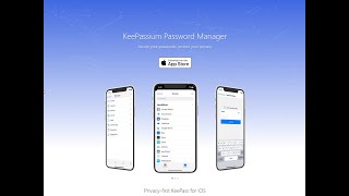 36 KeePassium Gestión de contraseñas en iOS iPhone y iPad [upl. by Snider]