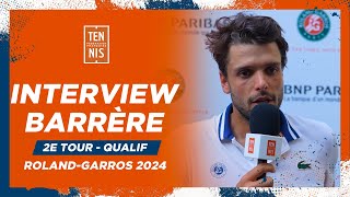 Grégoire Barrère rejoint le troisième tour des qualifications  RolandGarros 2024 [upl. by Angelia]