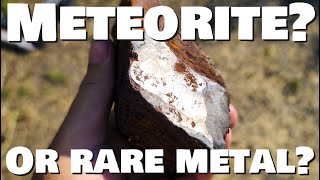 Rockhounding Northern California  Meteorite or Rare Metal [upl. by Kraul]