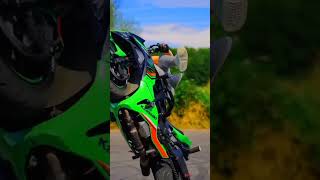 Zx6r wheeliezx6r shorts short girlrider attitude [upl. by Durnan]